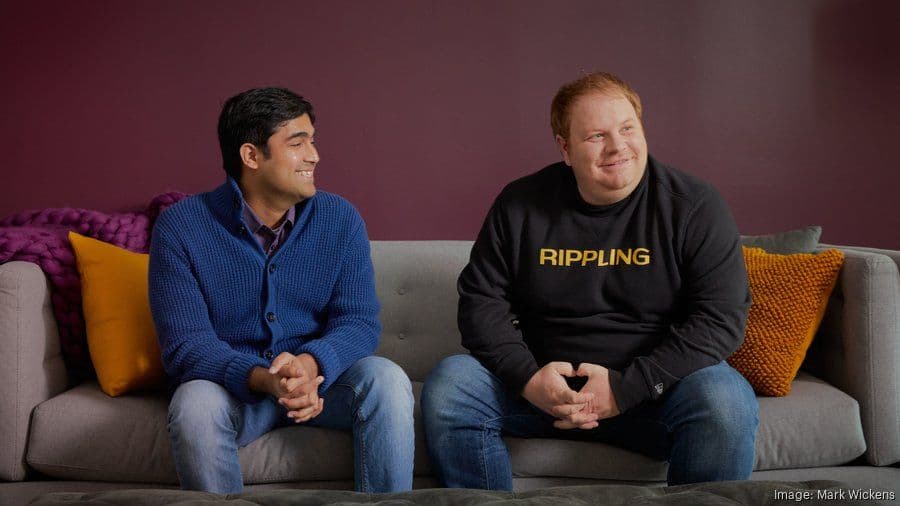 Rippling Co-founders Prasanna Sankar (Left) and Parker Conrad (Right)